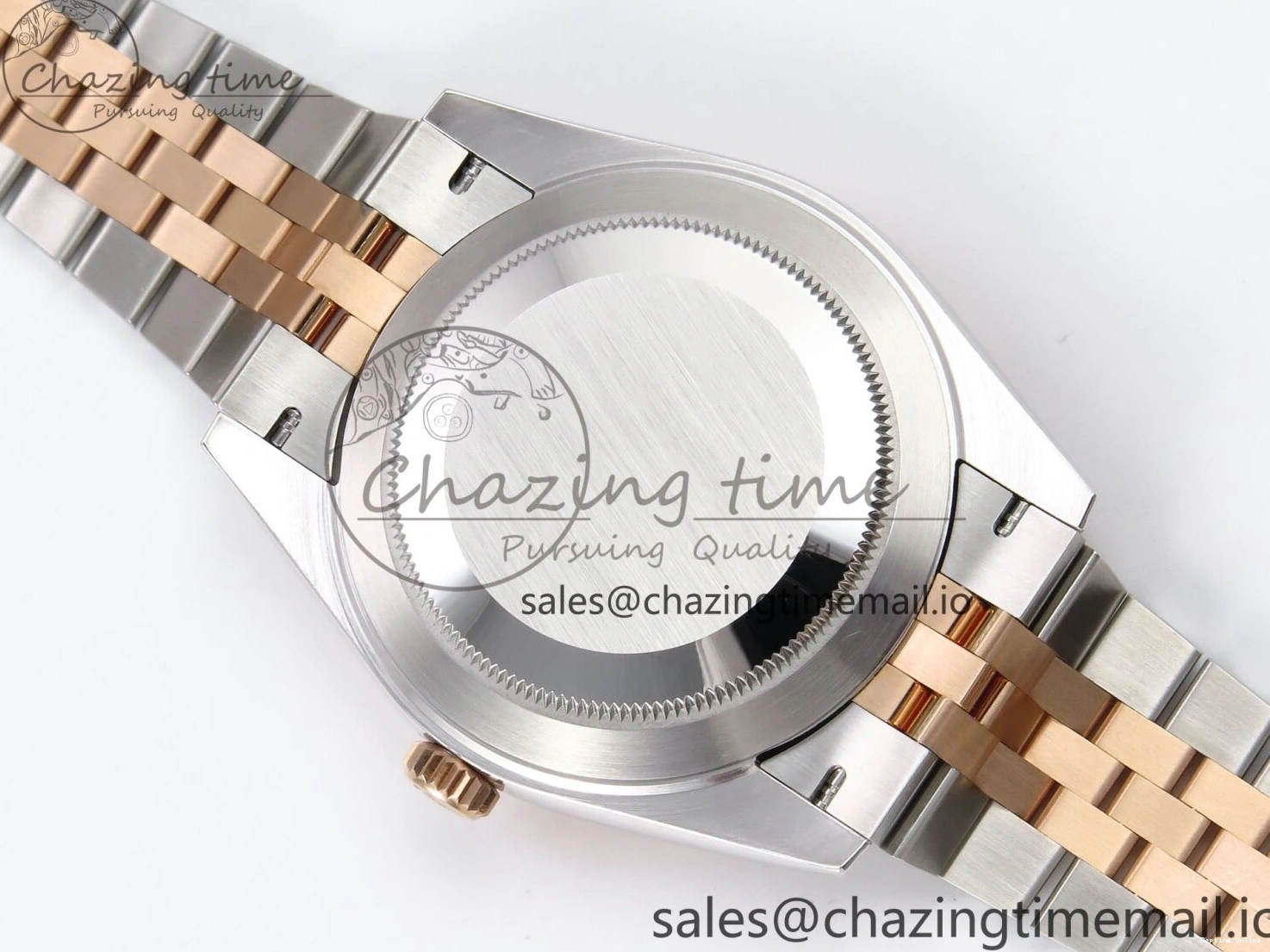 0122 DateJust 41 126331 ARF 1:1 Best Edition 904L Steel Gray Dial Green Roman Marker on SS RG Jubilee Bracelet SH3235（Gain Weight） FastDry 1103